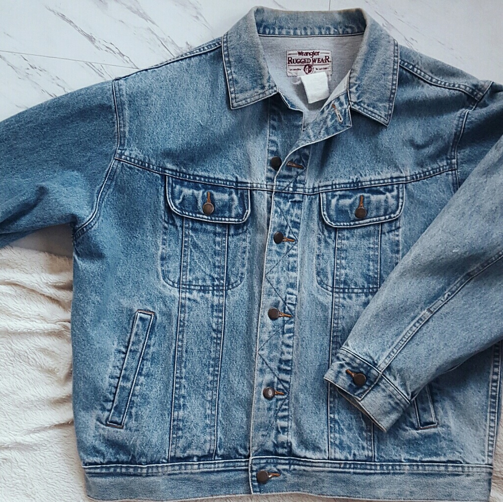 Vtg Wrangler Jean Jacket